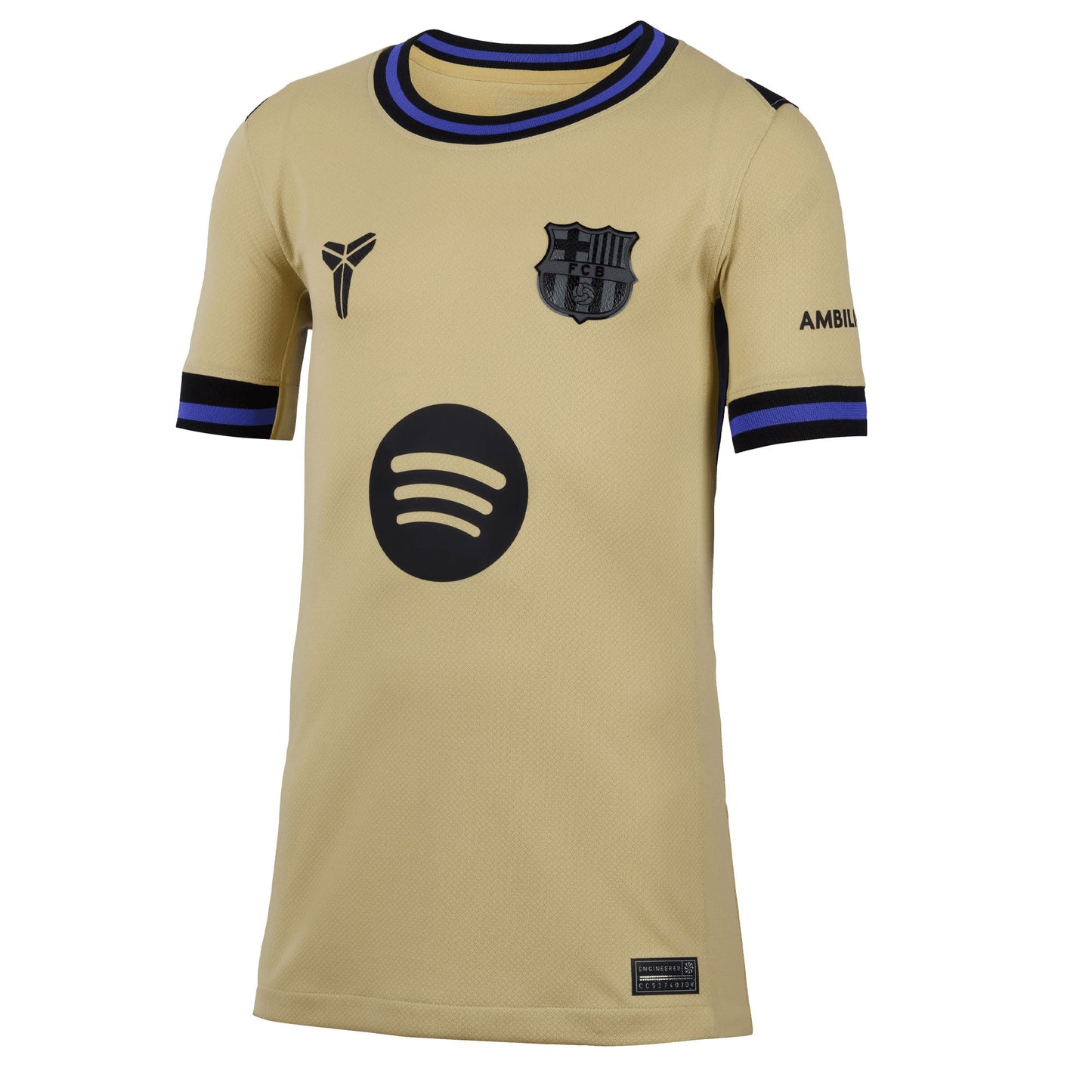 Nike Kids FC Barcelona 2025/26 Away Jersey Team Gold/Persian Violet/Black