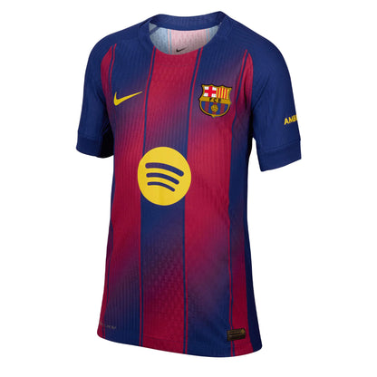 Nike Kids La Liga FC Barcelona 2025/26 Dri-FIT ADV Home Jersey w/ Lamine Yamal #10 Printing