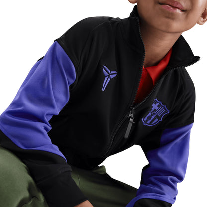 Nike Kids FC Barcelona Academy Pro Away Kobe Anthem Jacket Black/Persian Violet