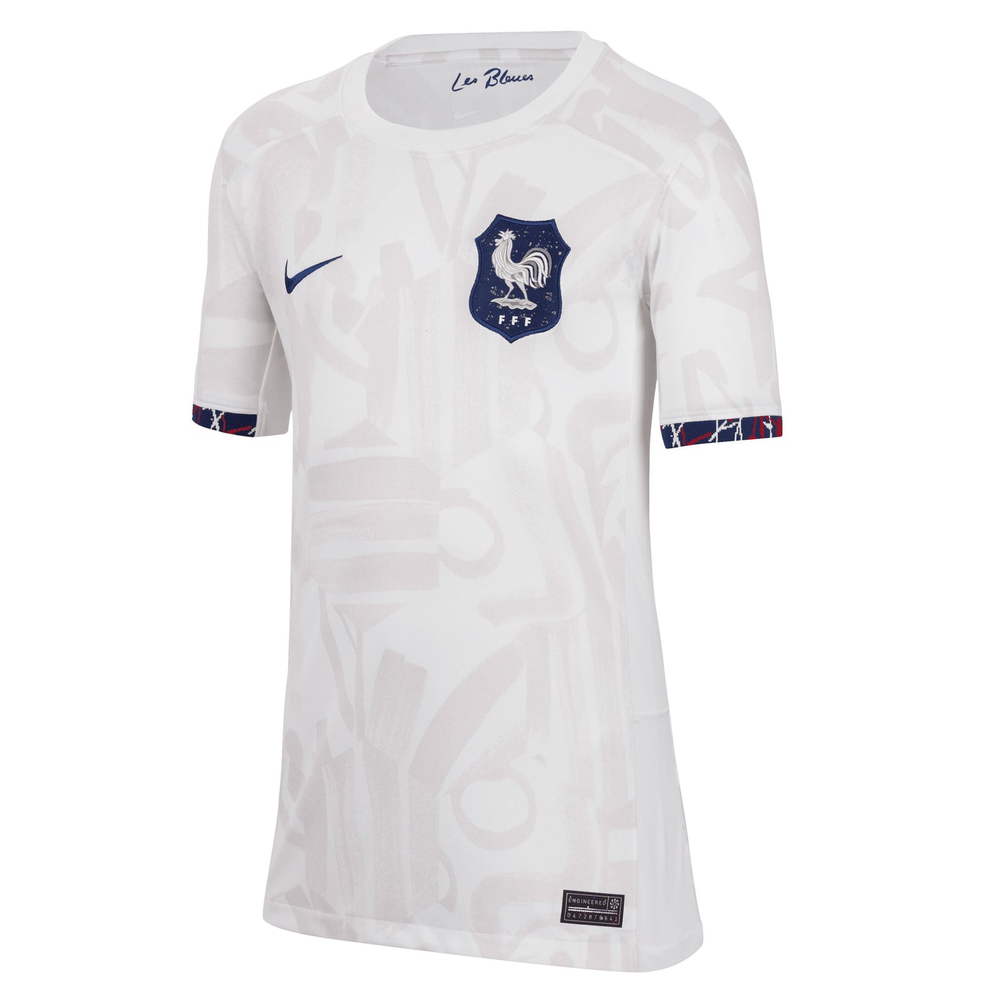 Nike Kids France 2023/24 Away Jersey White/Venice