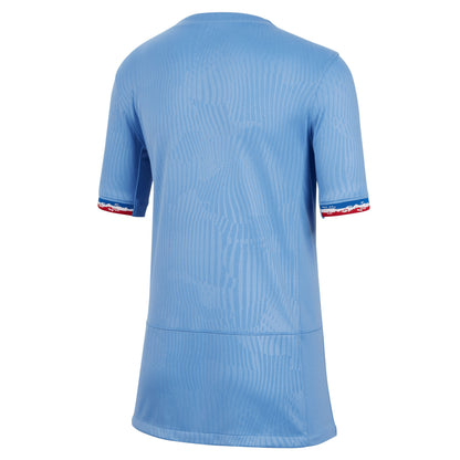 Nike Kids France 2023/24 Home Jersey Polar/Blue