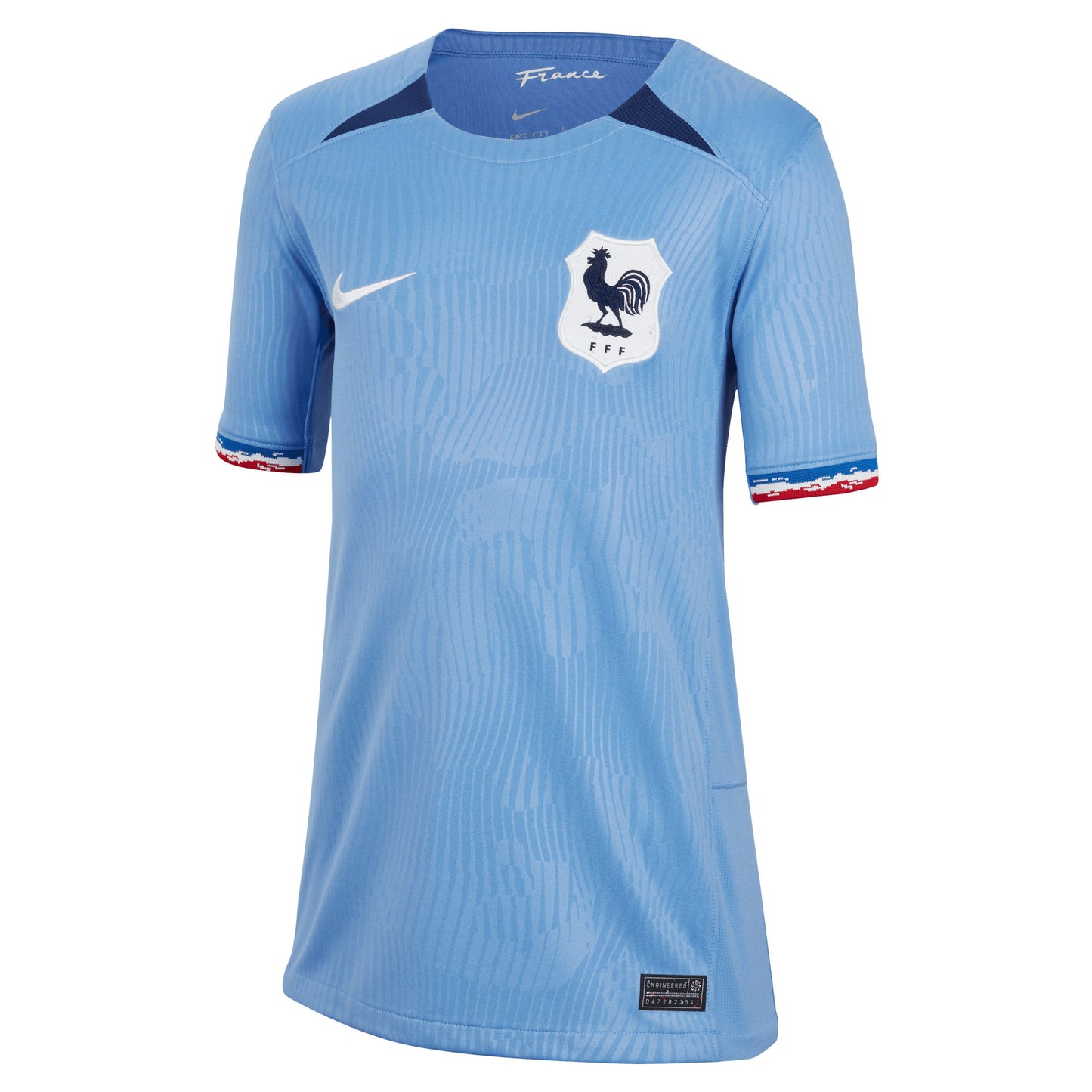 Nike Kids France 2023/24 Home Jersey Polar/Blue