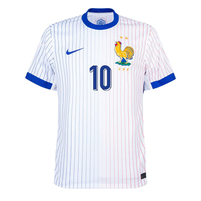 Nike Kids France 2024/25 Away Jersey w/ Mbappe #10 Printing