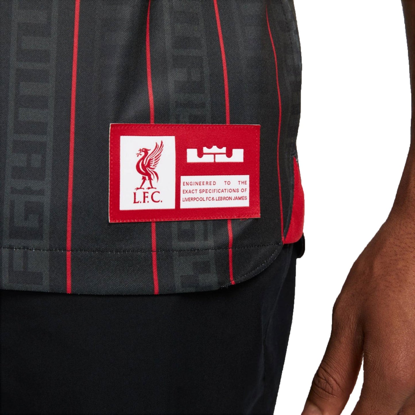 Nike Kids Liverpool X Lebron James 2023/24 Jersey Anthracite/Gym Red