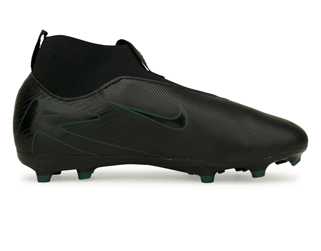 Nike Kids Zoom Mercurial Superfly 10 Academy FG/MG Black/Deep Jungle