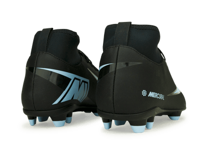 Nike Kids Zoom Mercurial Superfly 10 Club FG/MG Black/Ice Blue