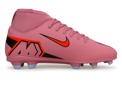 Nike Kids Mercurial Superfly 10 Club FG/MG Magic Flamingo/Black