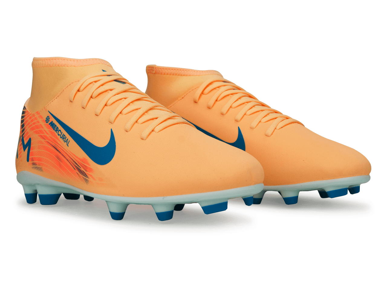 Nike Kids Zoom Mercurial Superfly 10 Club 'Kylian Mbappe' FG/MG Melon Tint/igloo