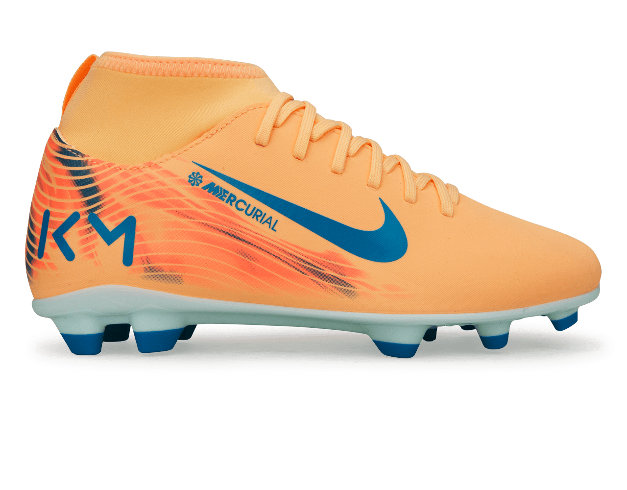 Nike Kids Zoom Mercurial Superfly 10 Club 'Kylian Mbappe' FG/MG Melon Tint/igloo