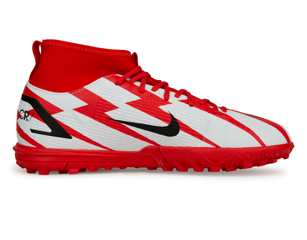 Nike Kids Mercurial Superfly 8 Academy CR7 TF Chile Red/White