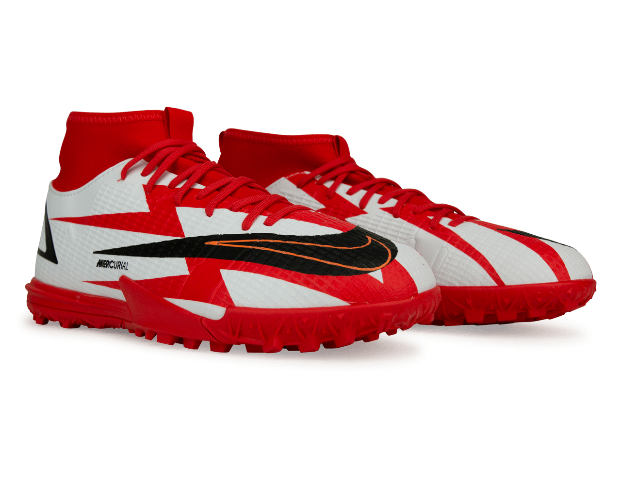 Nike Kids Mercurial Superfly 8 Academy CR7 TF Chile Red/White
