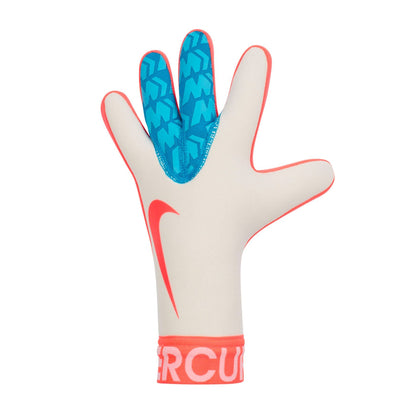 Nike Kid's Mercurial Touch Victory Goalkeeper Gloves White/Aqua Blue