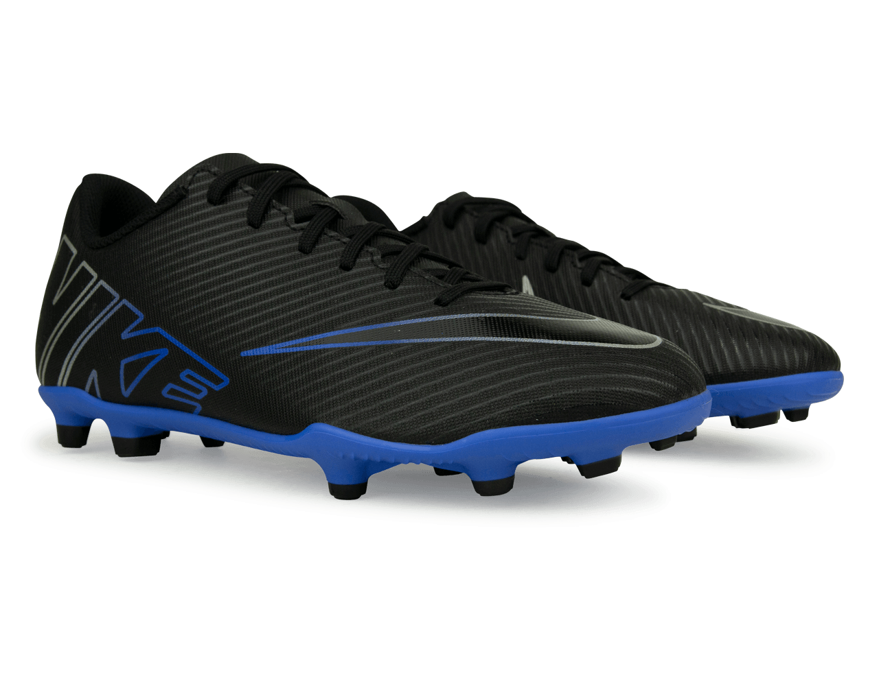 Nike Kids Zoom Mercurial Vapor 15 Club FG/MG Black/Blue