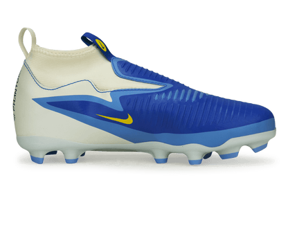 Nike Kids Phantom 6 High Academy FG LV8 Racer Blue/Dark Obsidian