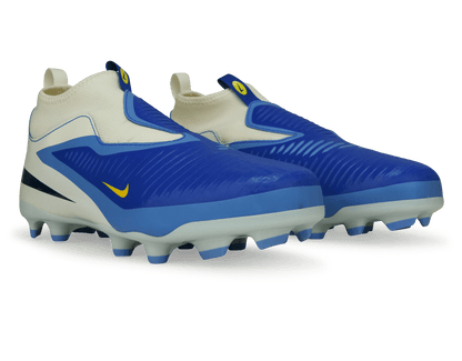 Nike Kids Phantom 6 High Academy FG LV8 Racer Blue/Dark Obsidian