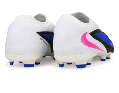 Nike Kids Phantom 6 Low Pro FG/MG Racer Blue/Pink Blast