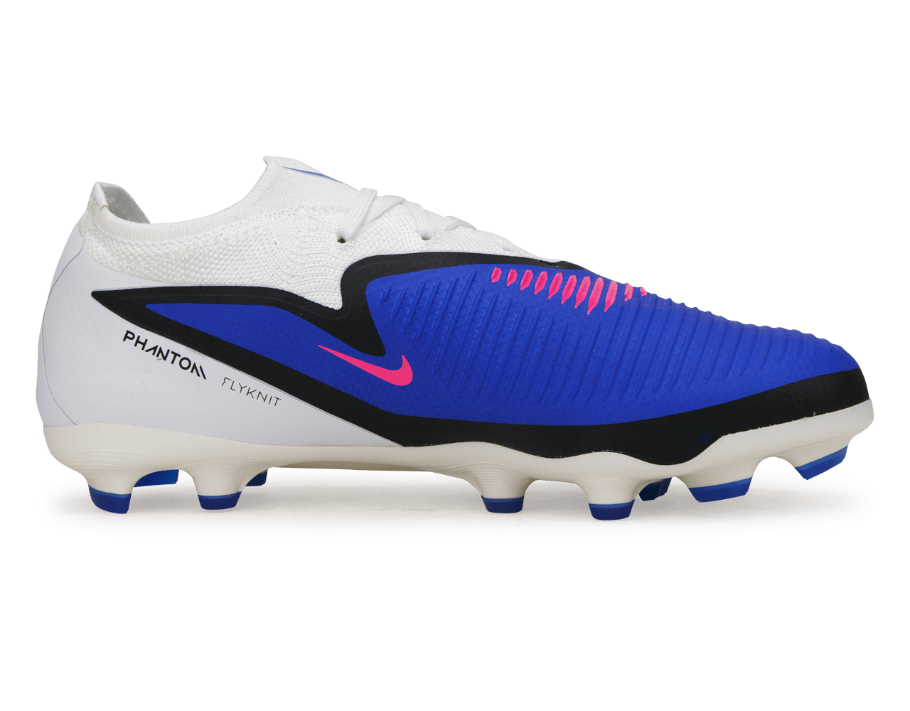 Nike Kids Phantom 6 Low Pro FG/MG Racer Blue/Pink Blast