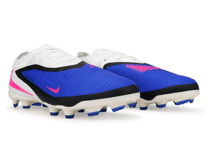 Nike Kids Phantom 6 Low Pro FG/MG Racer Blue/Pink Blast
