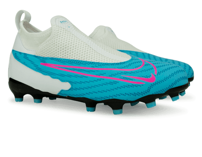 Nike Kids Phantom GX Academy DF FG/MG Baltic Blue/White