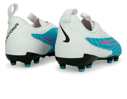 Nike Kids Phantom GX Academy FG/MG Baltic Blue/Pink Blast