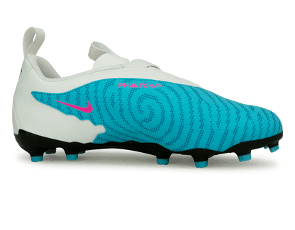 Nike Kids Phantom GX Academy FG/MG Baltic Blue/Pink Blast