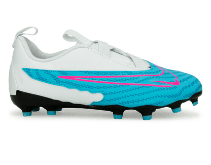 Nike Kids Phantom GX Academy FG/MG Baltic Blue/Pink Blast