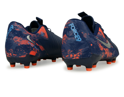 Nike Kids Erling Haaland Phantom GX II Academy FG/MG Blue Void/Chrome