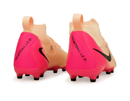 Nike Kids Phantom Luna II Academy FG/MG Crimson Tint/Pink Blast