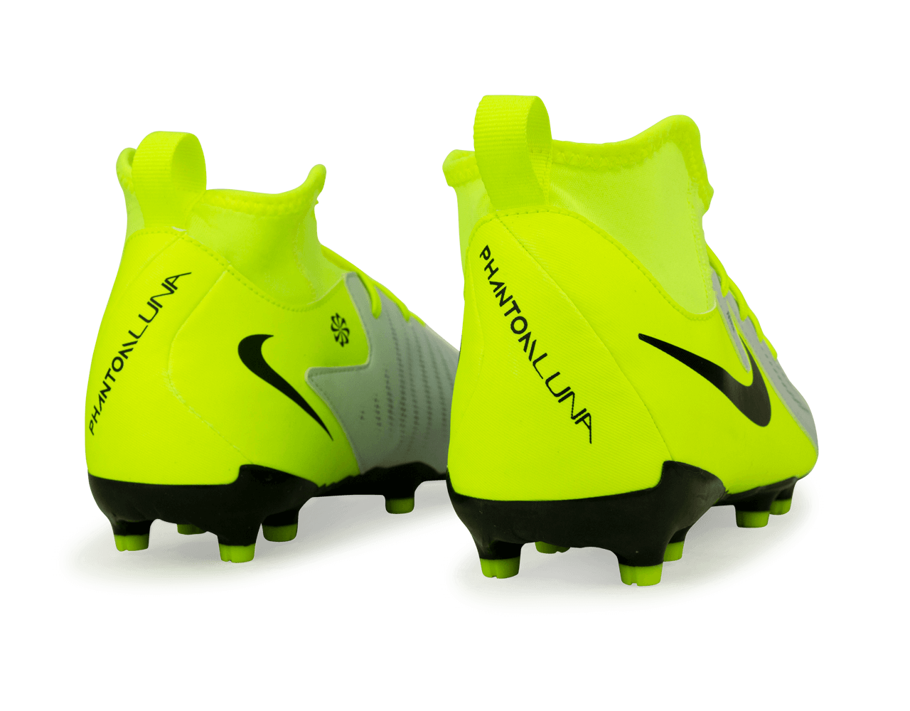 Nike Kids Phantom Luna II Academy FG/MG Silver/Black/Volt