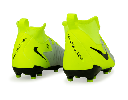 Nike Kids Phantom Luna II Academy FG/MG Silver/Black/Volt