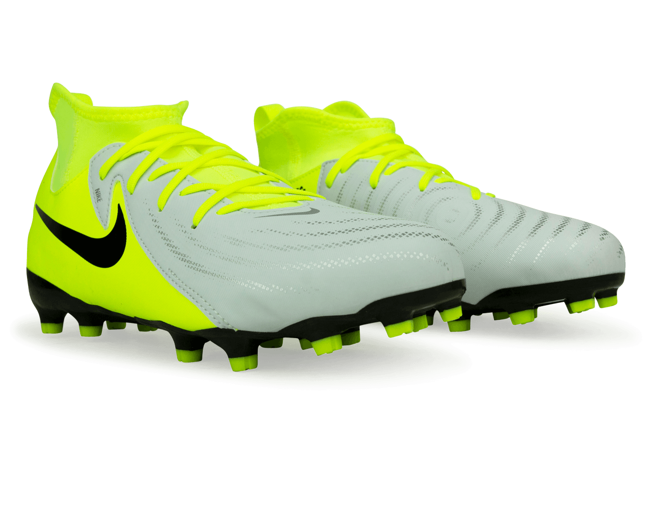 Nike Kids Phantom Luna II Academy FG/MG Silver/Black/Volt