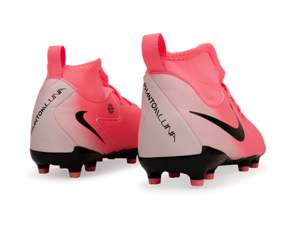 Nike Kids Phantom Luna II Academy FG/MG Sunset Pulse/Black