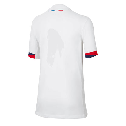 Nike Kids PSG 2024/25 Away Jersey White/Navy