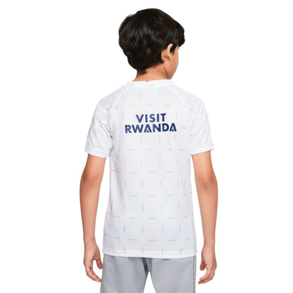 Nike Kids PSG Fourth Pre-Match Training Jersey 2022 Grey/Navy