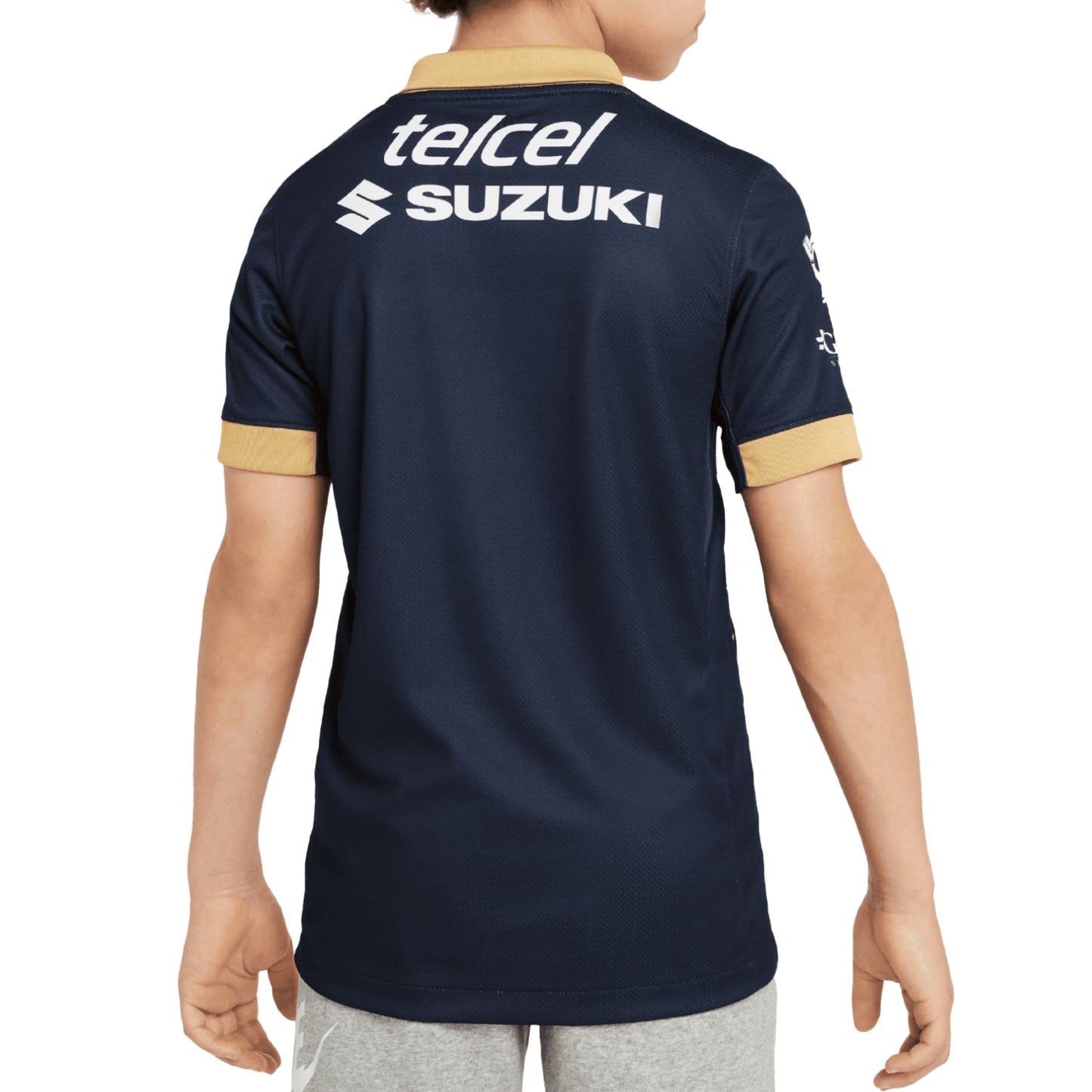 Nike Kids Pumas UNAM 2024/25 Away Jersey Obsidian/Truly Gold/White