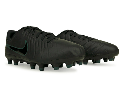 Nike Kids Tiempo Legend 10 Academy FG Black/Deep Jungle