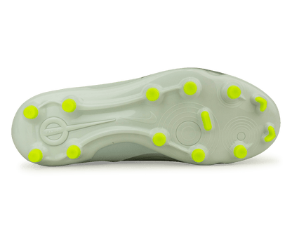Nike Kids Tiempo Legend 10 Academy FG/MG Silver/Black/Volt