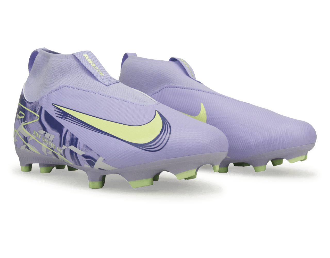 Nike Kids United Mercurial Superfly 10 Academy FG/MG Purple Agate/Barely Volt
