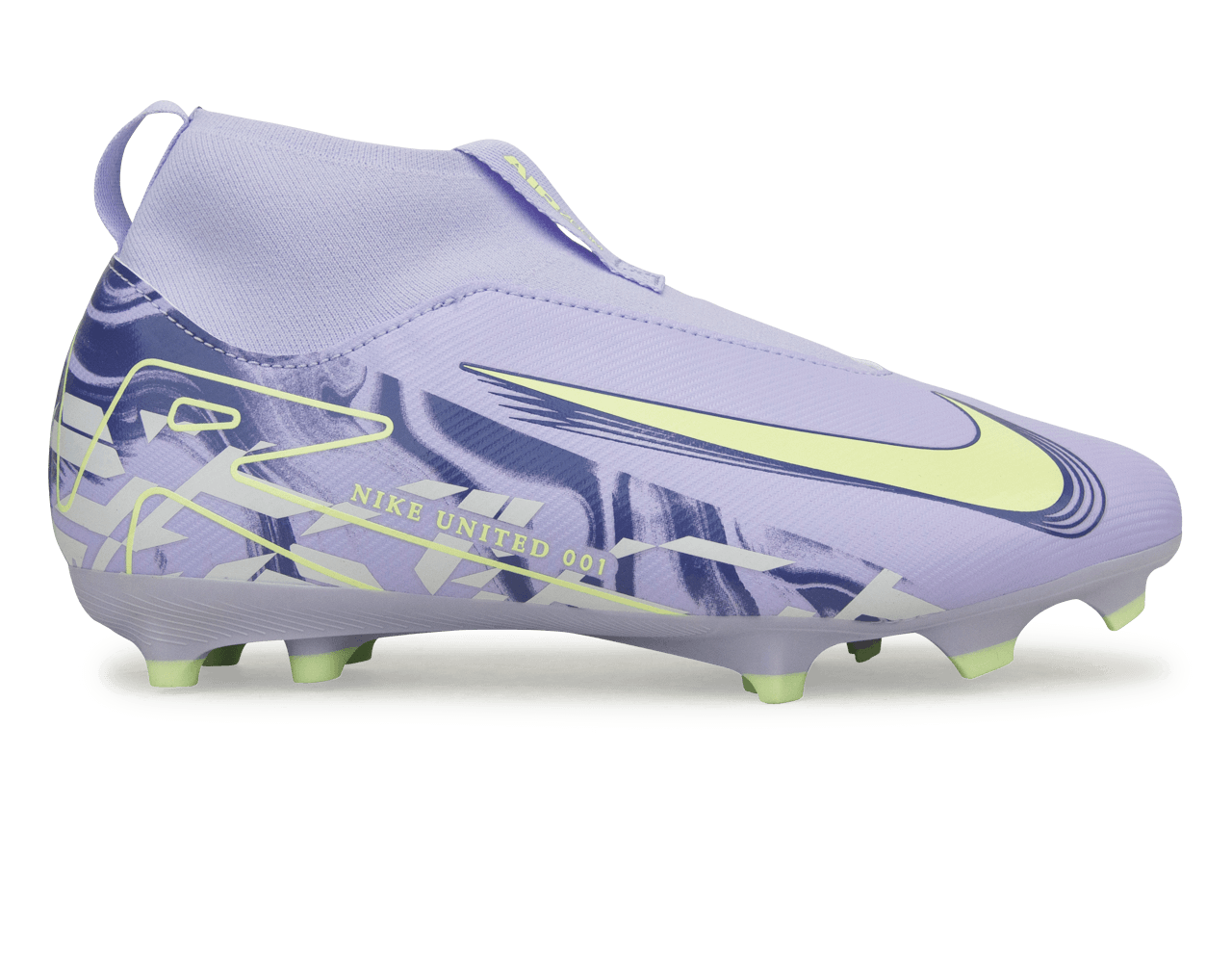 Nike Kids United Mercurial Superfly 10 Academy FG/MG Purple Agate/Barely Volt