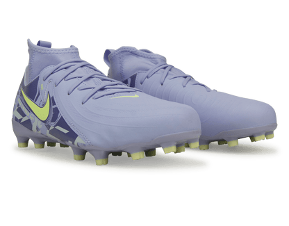 Nike Kids United Phantom Luna II Academy FG Purple Agate/Barely Volt