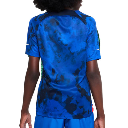 Nike Kids USA 2022/23 Away Jersey Bright Blue/White