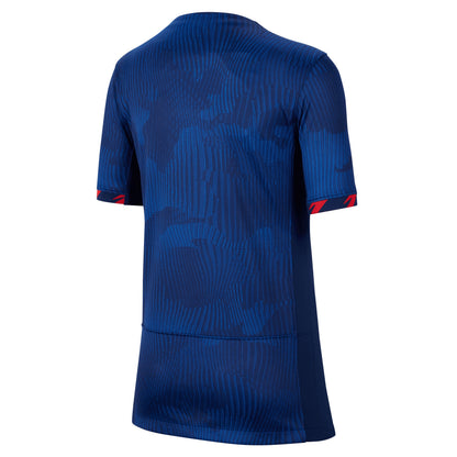 Nike Kids USA 2023/24 4-Star Away Jersey Blue/Red