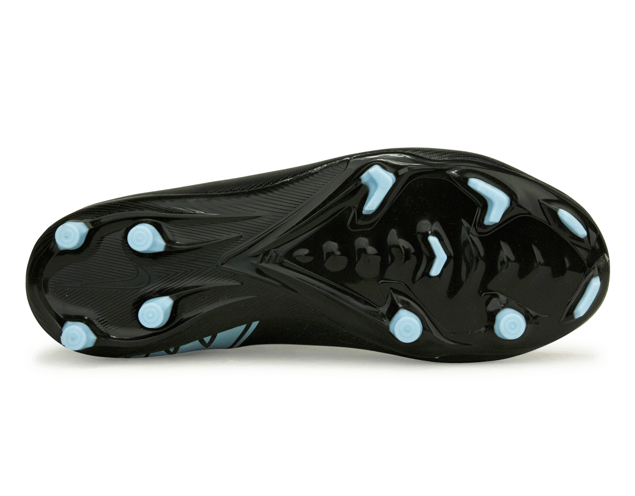 Nike Kids Zoom Mercurial Superfly 10 Academy FG/MG Black/Ice Blue