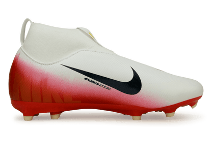 Nike Kids Zoom Mercurial Superfly 10 Academy LV8 FG/MG Red/Obsidian