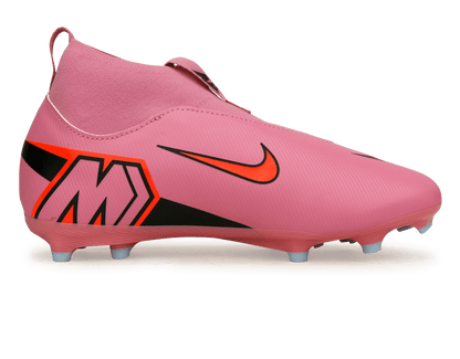 Nike Kids Zoom Mercurial Superfly 10 Academy FG/MG Magic Flamingo/Black