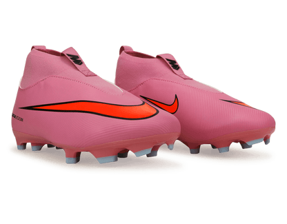 Nike Kids Zoom Mercurial Superfly 10 Academy FG/MG Magic Flamingo/Black