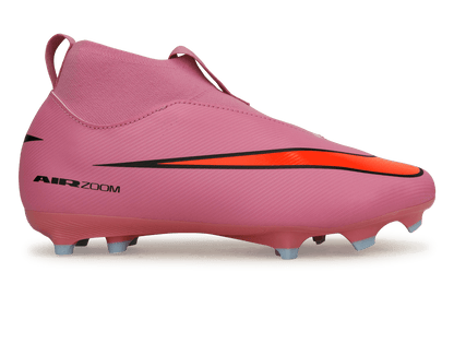 Nike Kids Zoom Mercurial Superfly 10 Academy FG/MG Magic Flamingo/Black