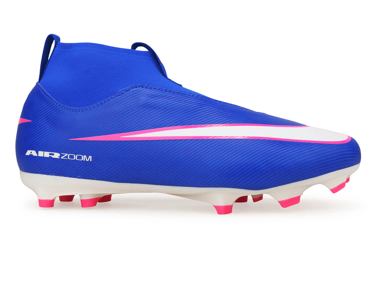 Nike Kids Zoom Mercurial Superfly 10 Academy FG/MG Racer Blue/White