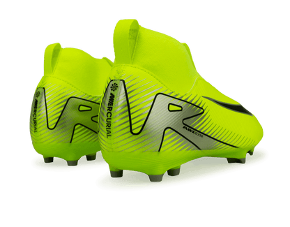 Nike Kids Zoom Mercurial Superfly 10 Academy FG/MG Volt/Black