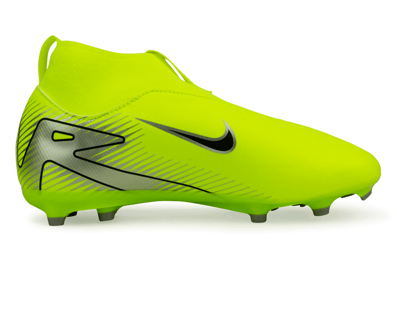 Nike Kids Zoom Mercurial Superfly 10 Academy FG/MG Volt/Black